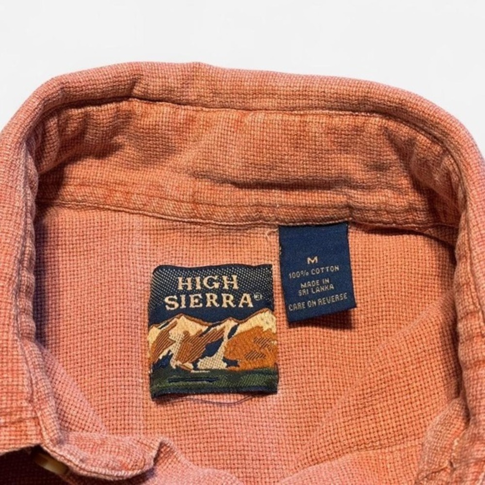 High Sierra Coral Short Sleeve Button-Up Shirt Men's Size M - Picture 2 of 5